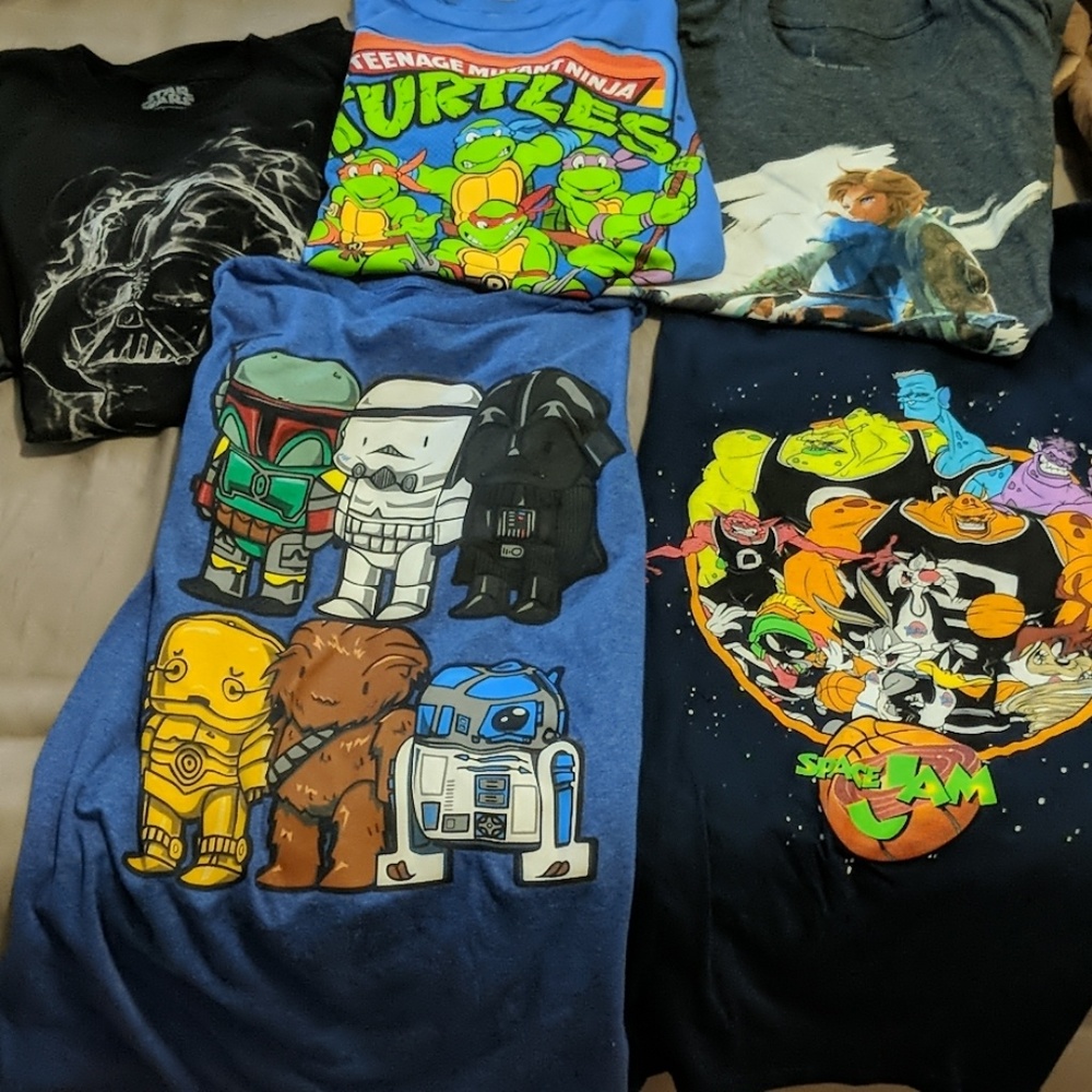 Men's character tees